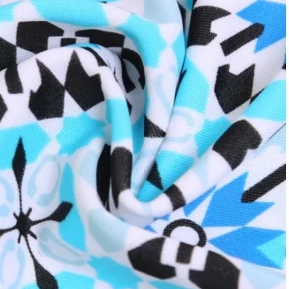 Abstract Print Racerback Tankini - Picture 5 of 5